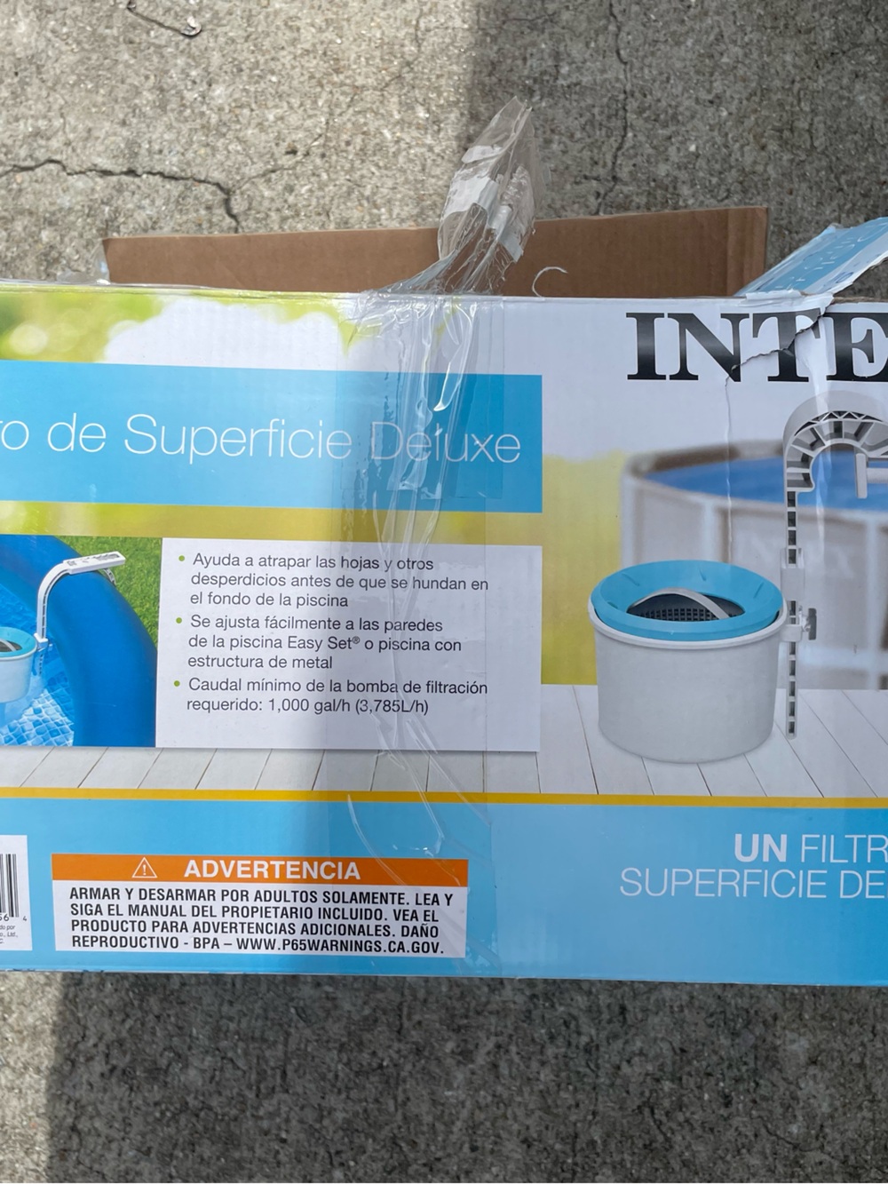 Intex Deluxe Surface Skimmer - Blue/White